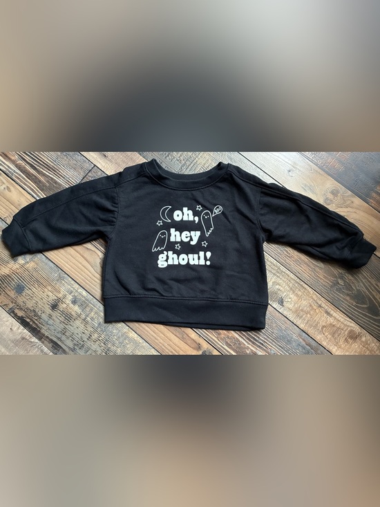 Cat & Jack Other - Cat & Jack Black 'Oh, Hey Ghoul!' Kids Glow in the Dark Graphic Sweatshirt